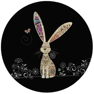 Runder Magnet Kiub Jewels Lapin image-0