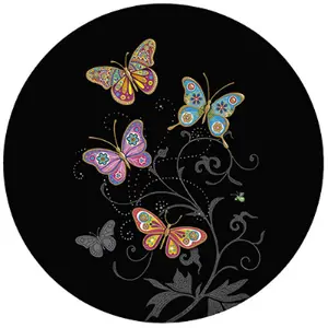 Magnete rotondo Kiub Jewels Papillons image-0