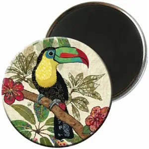 Round toucan magnet Kiub Bug Art Amys