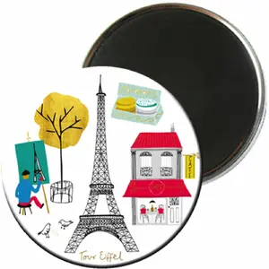 Ronde magneet Kiub Le Tout Paris Te image-0