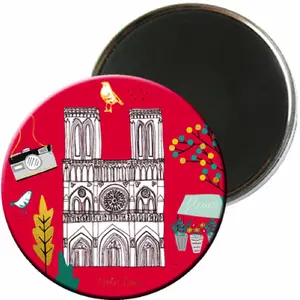 Kerek mágnes Kiub Le Tout Paris Notre Dame image-0