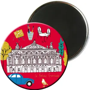 Runder Magnet Kiub Le Tout Paris Palais Garnier image-0