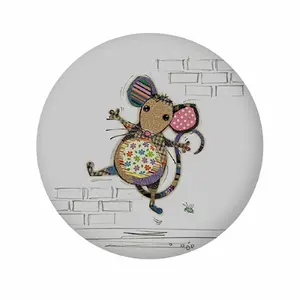 Magnet rond Souris Kiub Kook image-0