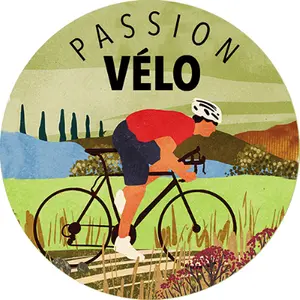 Ronde magneet Kiub Cake And Crayons - Passion Velo image-0