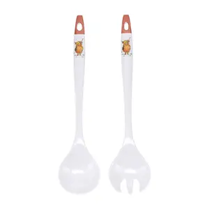 Salatbestik i melamin Kiub Kook Vache Ecossaise image-0
