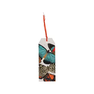 Marque-page avec ruban Kiub Encyclopedia Papillons image-0