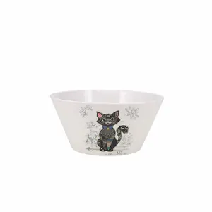 Schüssel Katze schwarz Melamin Kiub Kook image-0