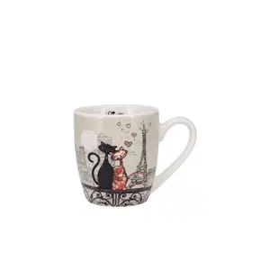 Tazza rotonda + scatola Kiub Expresso Bug Art Paris Amoureux image-0