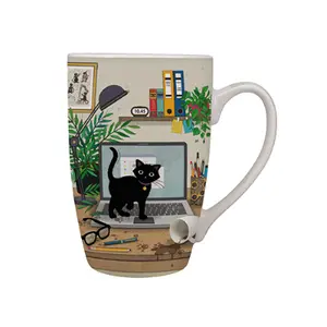 Rund krus med åben boks Chaton Ordi Kiub Bug Art image-0