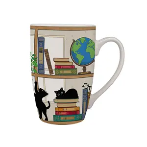 Tazza rotonda con scatola aperta Chaton Bibli Kiub Bug Art image-0