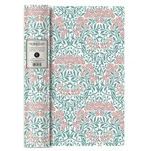 Papier-cadeau Kiub Morris Fleur Rouge Vert image-0