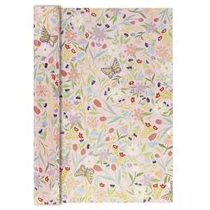 Presentpapper Kiub Fleuris Rose image-0