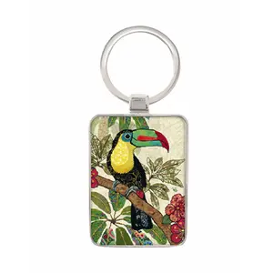Rechthoekige toekan sleutelhanger Kiub Bug Art Amys image-0