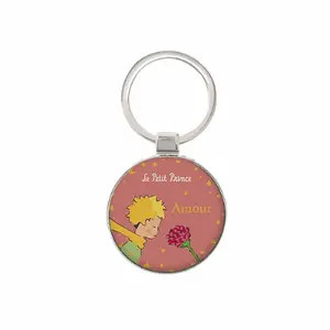 Portachiavi rotondo Kiub Le Petit Prince Amour image-0