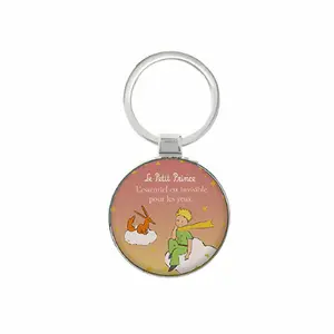 Round key ring Kiub Le Petit Prince Renard Nuage