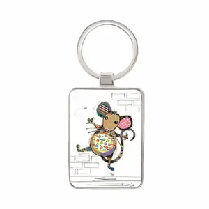 Rectangle mouse keyring Kiub Kook image-0