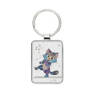 Brelok prostokątny Kiub Kook Chaton Danse image-0