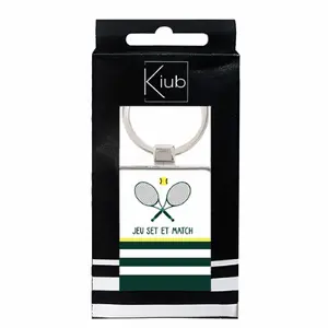 Porte-clé rectangle Kiub Pour Lui Jeu Set Et Match image-0