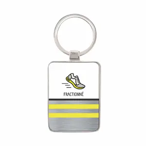 Rechthoekige sleutelhanger Kiub Pour Lui Fractionne image-0