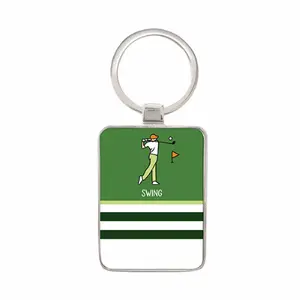 Prostokątny brelok do kluczy Kiub Pour Lui Golf image-0