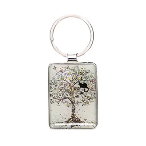 pcr34h10-porte-cle-rectangle-kiub-bug-art-chat-arbre-de-vie-blanc-tu
