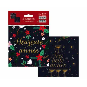 Confezione da 6 tasche e buste Kiub Douces Fetes Noel image-0
