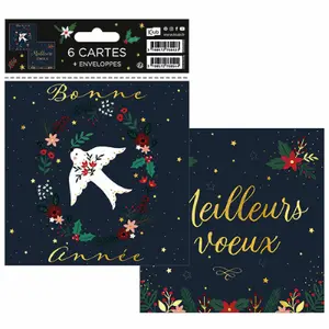 Confezione da 6 tasche e buste Kiub Joyeuses Noel image-0
