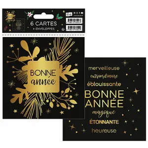 Zestaw 6 kieszeni i kopert Kiub Les P'tites Cartes Noel image-0
