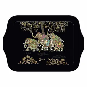 Tablett Elefanten Familie Kiub Bug Art Jewels PM image-0