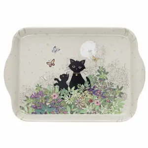 Melamin-Tablett Kätzchen Garten Kiub Bug Art PM image-0