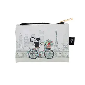 Porte-monnaie Kiub Bug Art Paris Chat Velo image-0