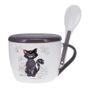 Soup bowl with box Black Cat Kiub Kook image-0