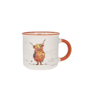 Mug timbale droit Kiub Kook Vache Ecossaise image-0