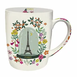 Tasse arrondie + boite Kiub Paris Je T Adore image-0