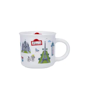 Taza + caja Kiub Expresso Le Tout Paris Pattern image-0