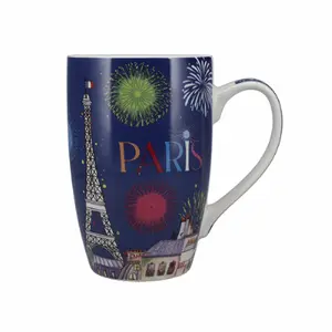 Abgerundete Tasse + Schachtel Kiub Paris En Fête image-0