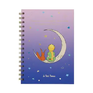 Agenda calendario perpetuo a spirale Il Piccolo Principe Degradè Luna Kiub image-0