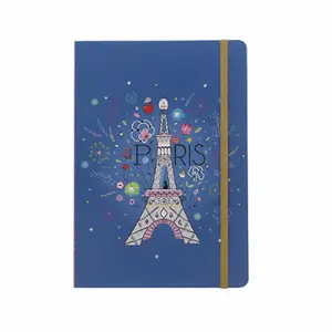 Blok s květinovým vzorem A5 s lepeným hřbetem Kiub La Parisienne image-0