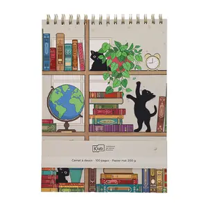 ppcarad34h01-cahier-a-dessin-kiub-bug-art-chatons-bibli-gm-multicolore-tu