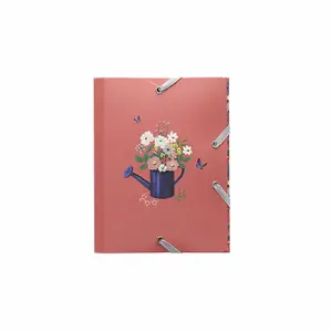 Funda para tarjetas con solapa elástica, estilo campestre a6 Kiub image-0