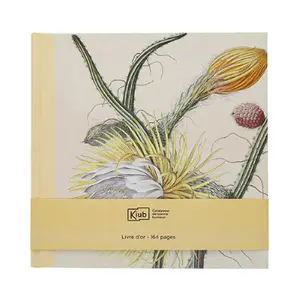 Quadratisches Gästebuch Enzyklopädie Kiub Fleurs image-0