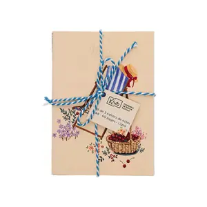 Cuaderno A6 con cuerda Kiub Boheme image-0