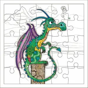 Carte puzzle Dragon Kiub Kook image-0