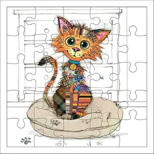 Square puzzle Kiub Kook Chaton image-0