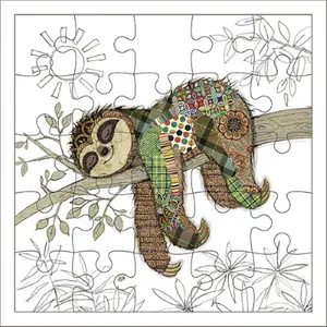 Carte puzzle Kiub Kook Paresseux image-0
