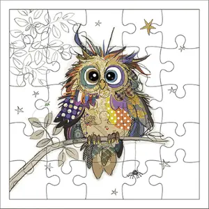 Scheda puzzle Kiub Kook Hibou Otto