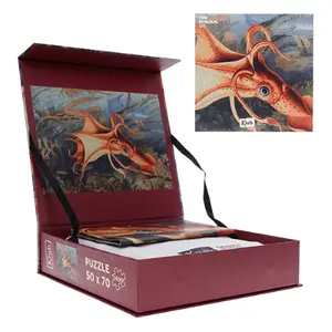 1000-piece puzzle with Octopus pouch Kiub The Dybdahl image-0