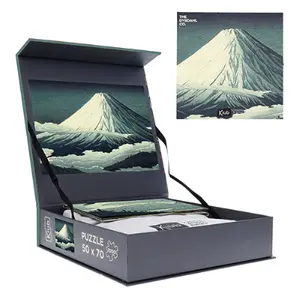 1000-piece puzzle with Fuji Night pouch Kiub The Dybdahl image-0