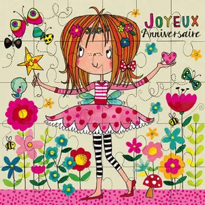 Tarjeta puzzle Kiub Rachel Ellen image-0