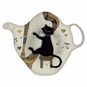 Porta bolsitas de té música de gato arpa Kiub Bug Art image-0